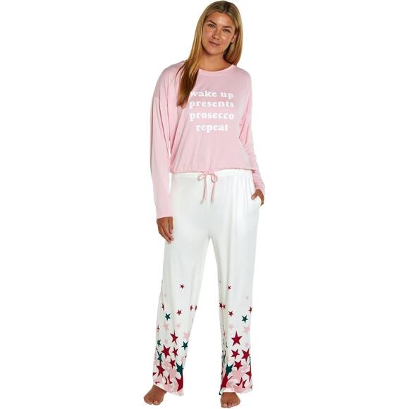 Wildfox Other - Wildfox NWT Women's Pink Wake Up Prosecco Pajama Top Size XL